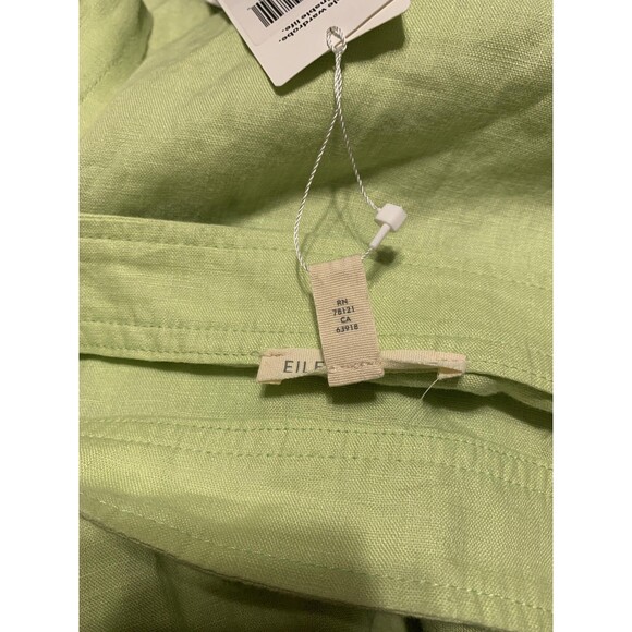 Eileen Fisher Dress Womens Large Organic Linen Sleeveless Maxi Tank Pockets - Picture 7 of 7